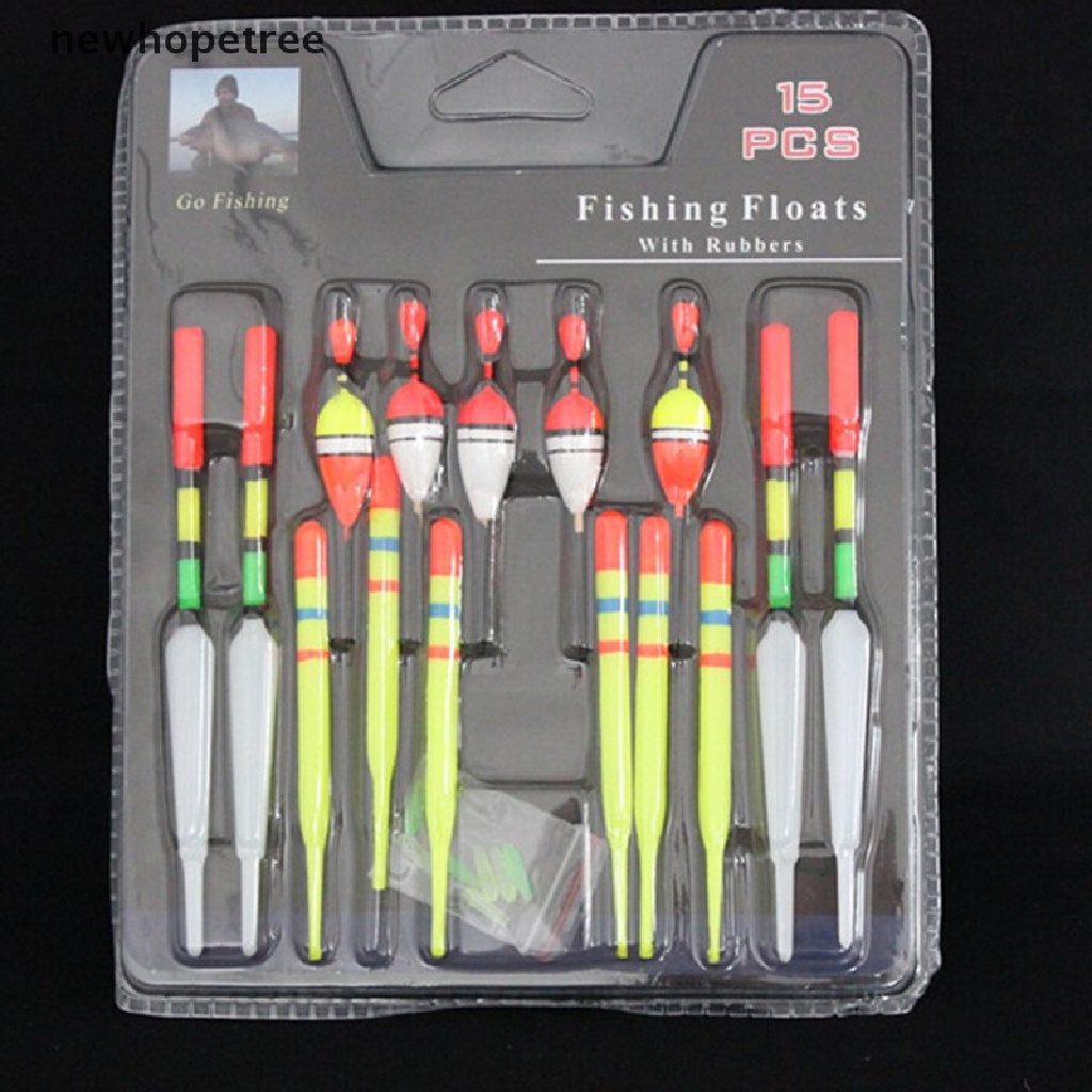 Bộ 15 Phao Câu Cá Dạng Đứng Nhiều Kích Cỡ