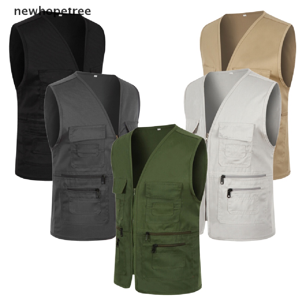 Áo Khoác Câu Cá / Leo Núi Nhiều Túi Thời Trang Cho Nam