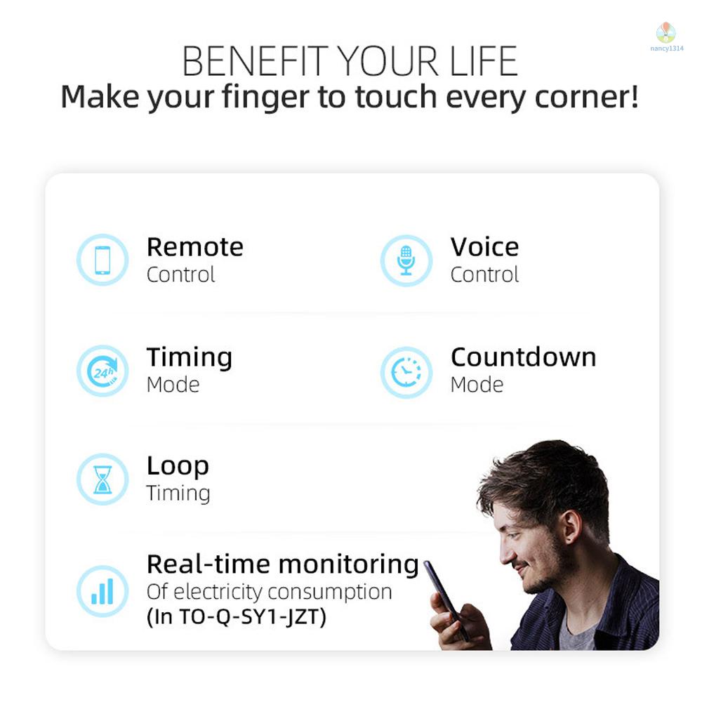Cầu Dao Thông Minh Zigbee Không Dây Điều Khiển Từ Xa Có Chức Năng Đếm Ngược Thời Gian Hẹn Giờ
