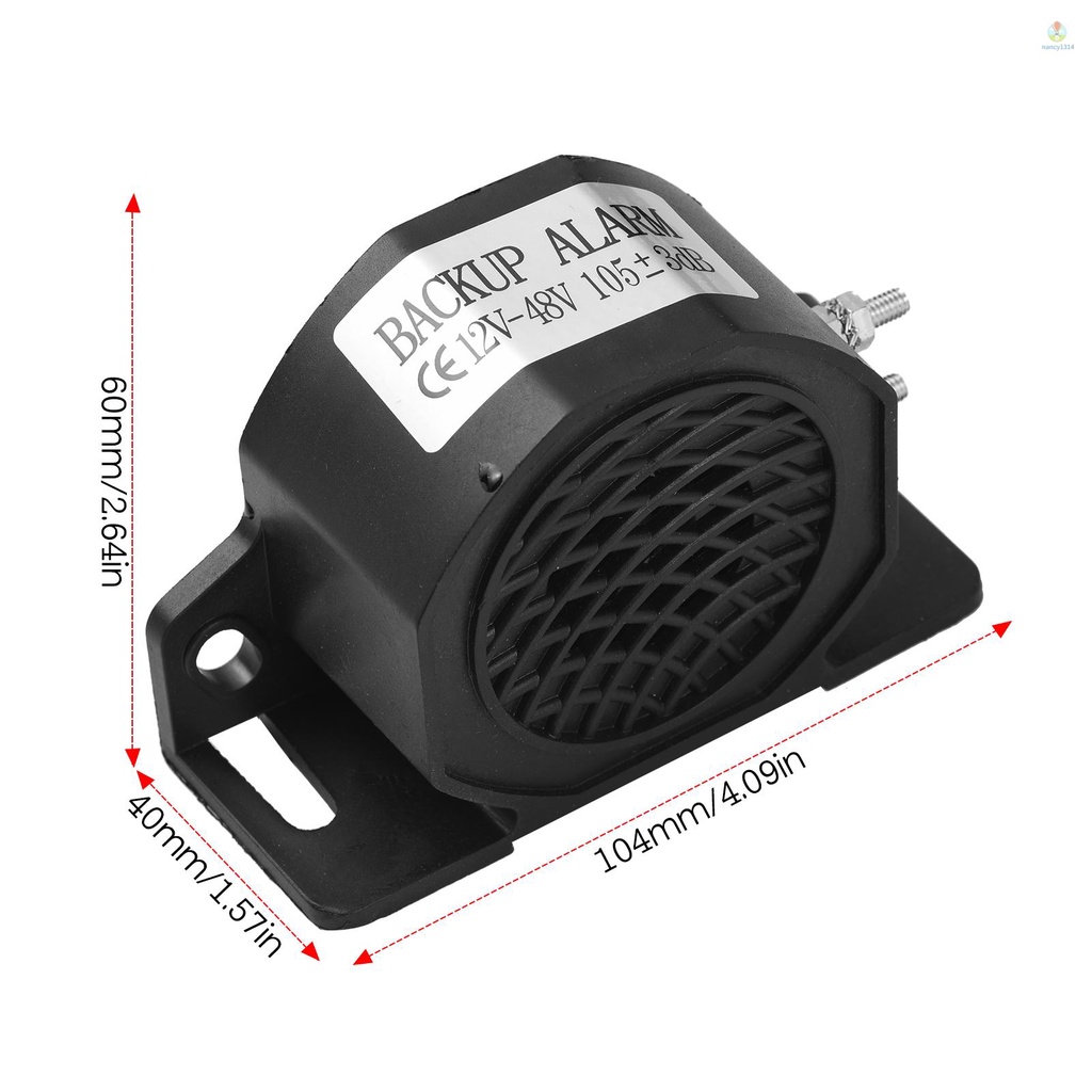 Còi Báo Động Phía Sau 12V-48V 105 ± 3dB (A) IP67 Chống Thấm Nước Cho Xe Tải / Xây Dựng