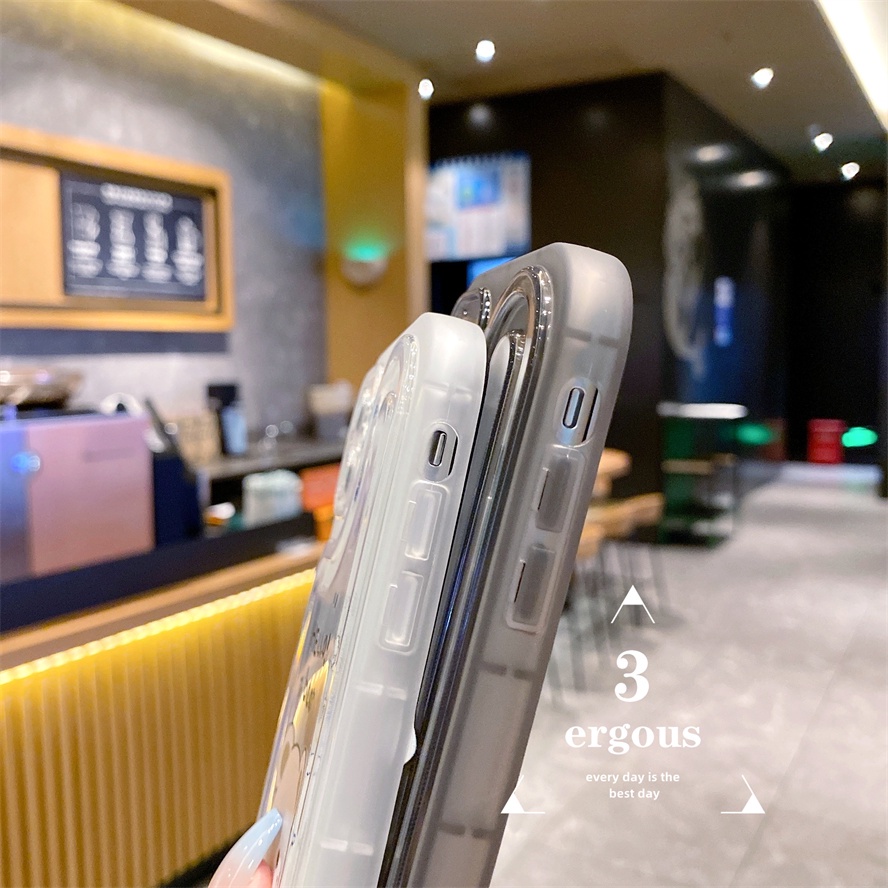 Ốp Điện Thoại Họa Tiết Gấu Hoạt Hình Cho iPhone 14 13 12 11 Pro Max 7 8 Plus SE2020 X XR Xs Max