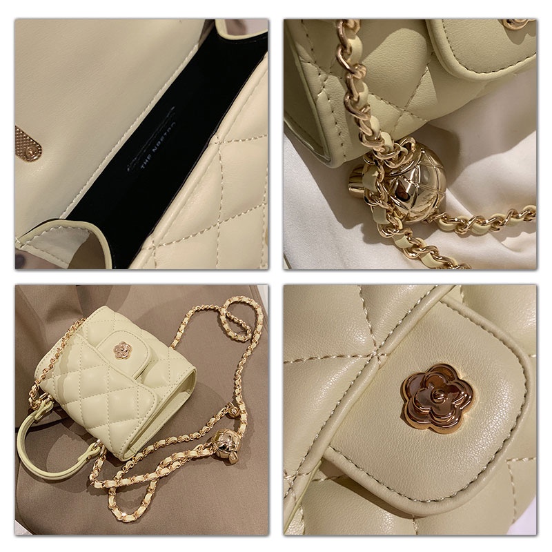 Túi đeo chéo JIVIVIL mini dáng vuông thời trang xuân hè dành cho nữ