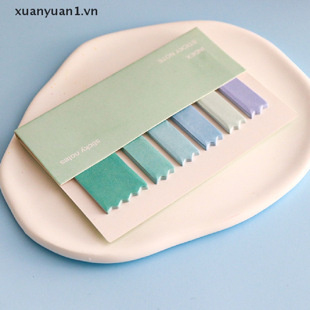 Set 120 Tờ Giấy Ghi Chú Tự Dính Màu Sắc Macaron Xinh Xắn Tiện Dụng