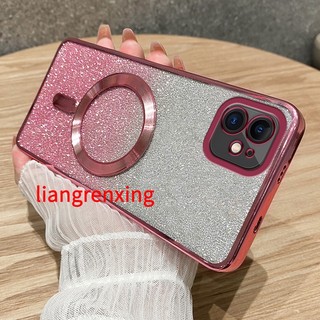 ốp lưng  iphone 12 pro max iphone 13 pro max iphone 11 pro max 12 Ốp Điện Thoại silicone Mềm Mạ Điện Từ Tính Cho iphone 12 pro max iphone 13 pro max iphone 11 pro max 12 WXCX01 viền vuông cute