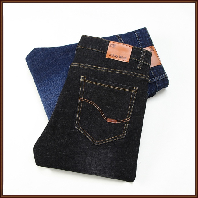 Quần Jean Nam Ống Đứng Màu Sắc Cổ Điển Thời Trang