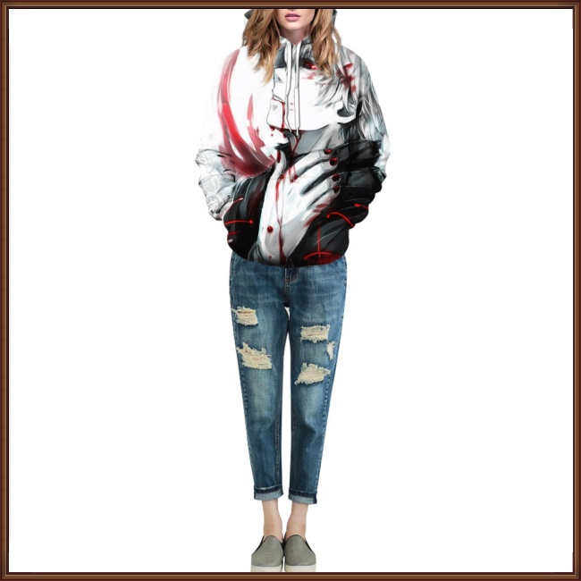 Áo Hoodie In Họa Tiết Nhân Vật Anime 3D Phong Cách Nhật Bản