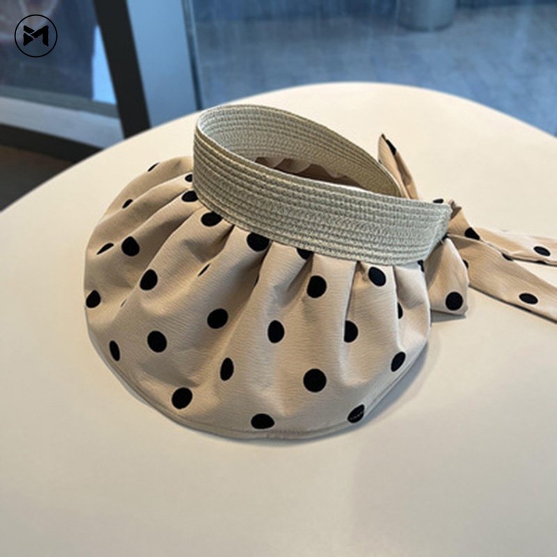 Nón Cối Che Nắng Hở Chóp Thắt Nơ Thời Trang Hàn Quốc Hàng Mới 2023