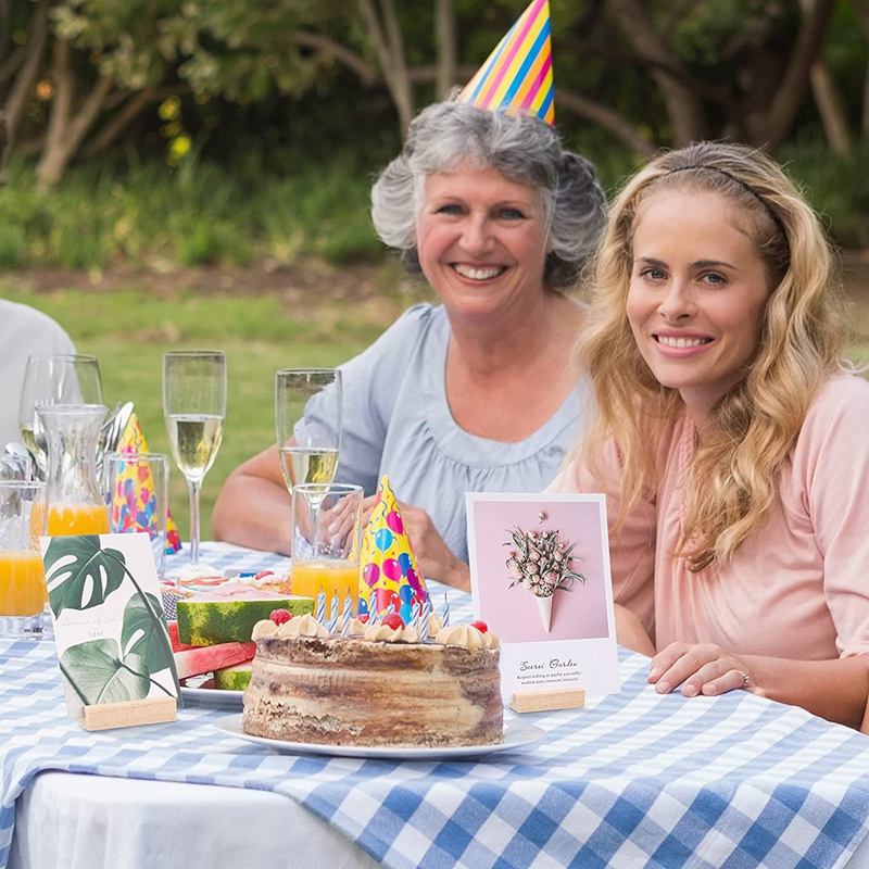 Bộ 30 Thẻ Gỗ Đánh Số Bàn Dùng Trang Trí Tiệc Cưới / Sinh Nhật