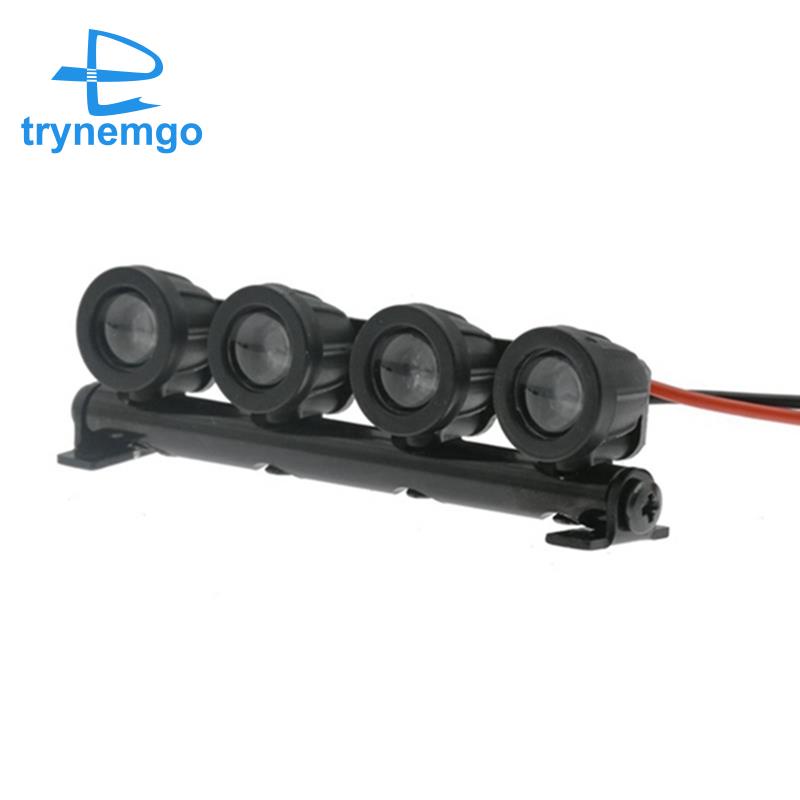 Thanh Đèn LED Gắn Nóc Xe Điều Khiển Từ Xa Axial SCX24 FMS FCX24 Xiaomi Jimny WPL D12 Mini 1 / 18 1 / 24 RC Crawler 2