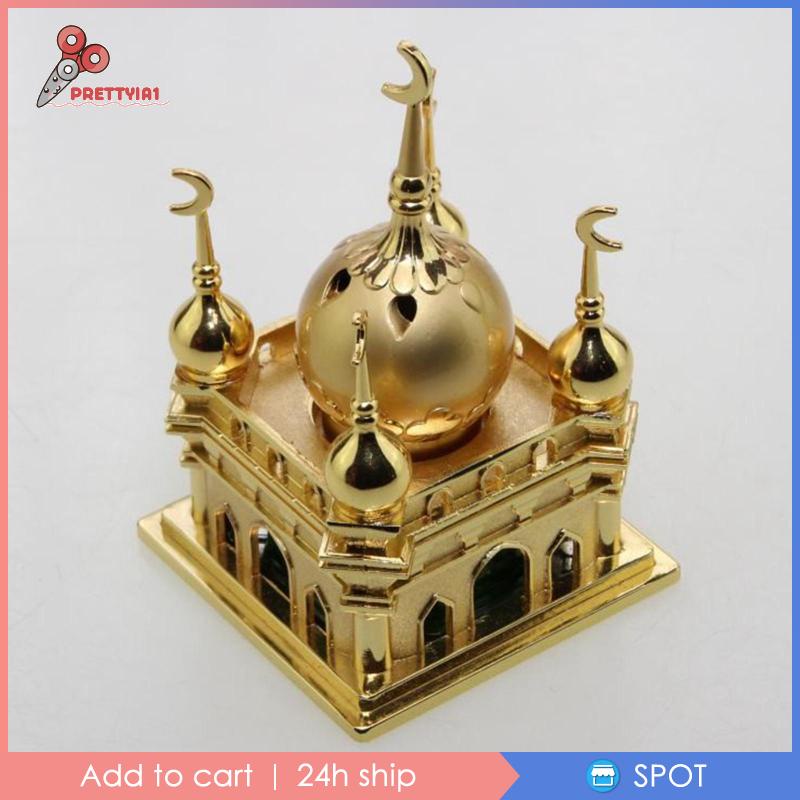 [Prettyia1] Đồ trang trí Mosque Thủ Công Trang Trí Nội Thất Xe Hơi Quà Tặng Ngày Lễ Tại Nhà