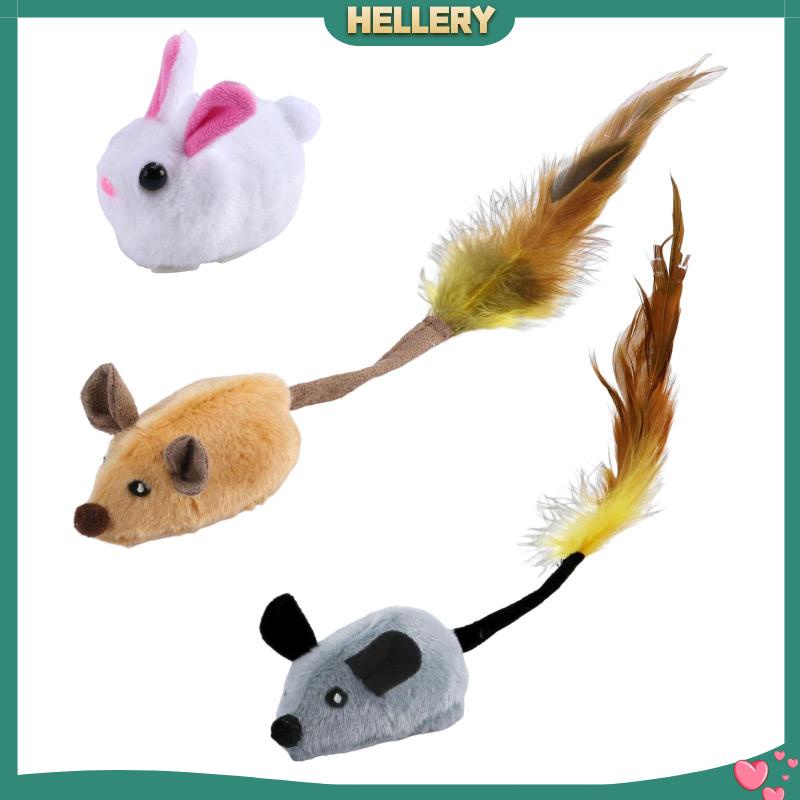 Đồ Chơi Chuột Giả Phát Ra Tiếng Kêu Tương Tác Với Mèo