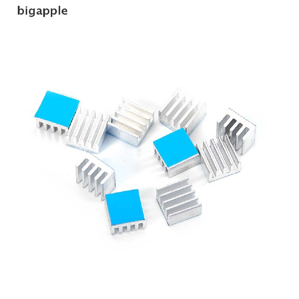 Set 10 Bộ Tản Nhiệt Nhỏ Bằng Nhôm Có Băng Keo Tiện Dụng