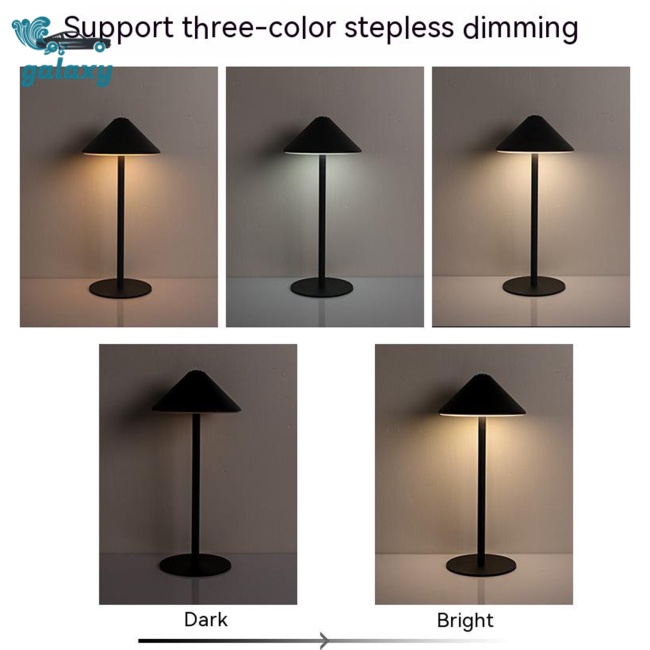 Galaxy Đèn Led Để Bàn Cảm Ứng 3 Màu Có Cổng Sạc Usb