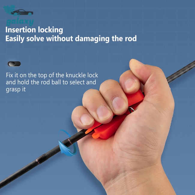 Galaxy Set 4 Phụ Kiện Quấn Cố Định Cần Câu Cá Bằng Silicon Mềm Chống Trượt Đa Năng