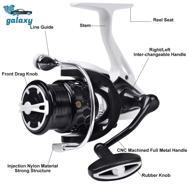 Galaxy Máy Câu Cá 5.5: 1 7kg Max Drag 7 + 1bb Chuyên Nghiệp