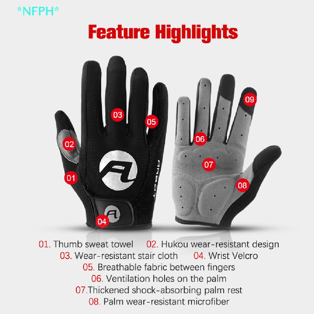 Găng Tay Lái Xe Đạp Thấm Hút Mồ Hôi Thời Trang Mùa Hè Dành Cho Nam Và Nữ Mới