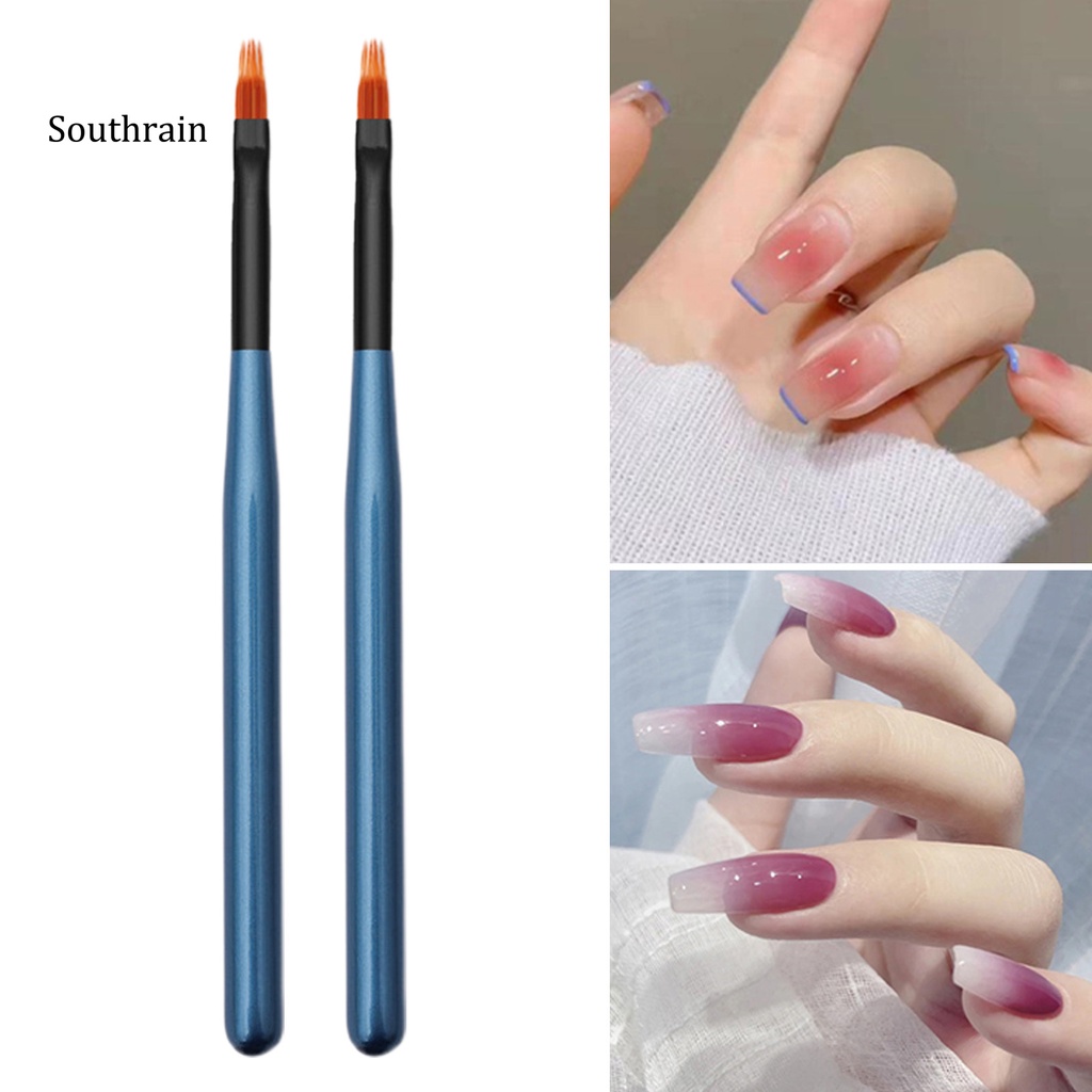 Cọ Vẽ Móng Nghệ Thuật Bằng Sợi Nylon Mềm Linh Hoạt Chống Trượt Tay Cầm Thoải Mái Đa Năng