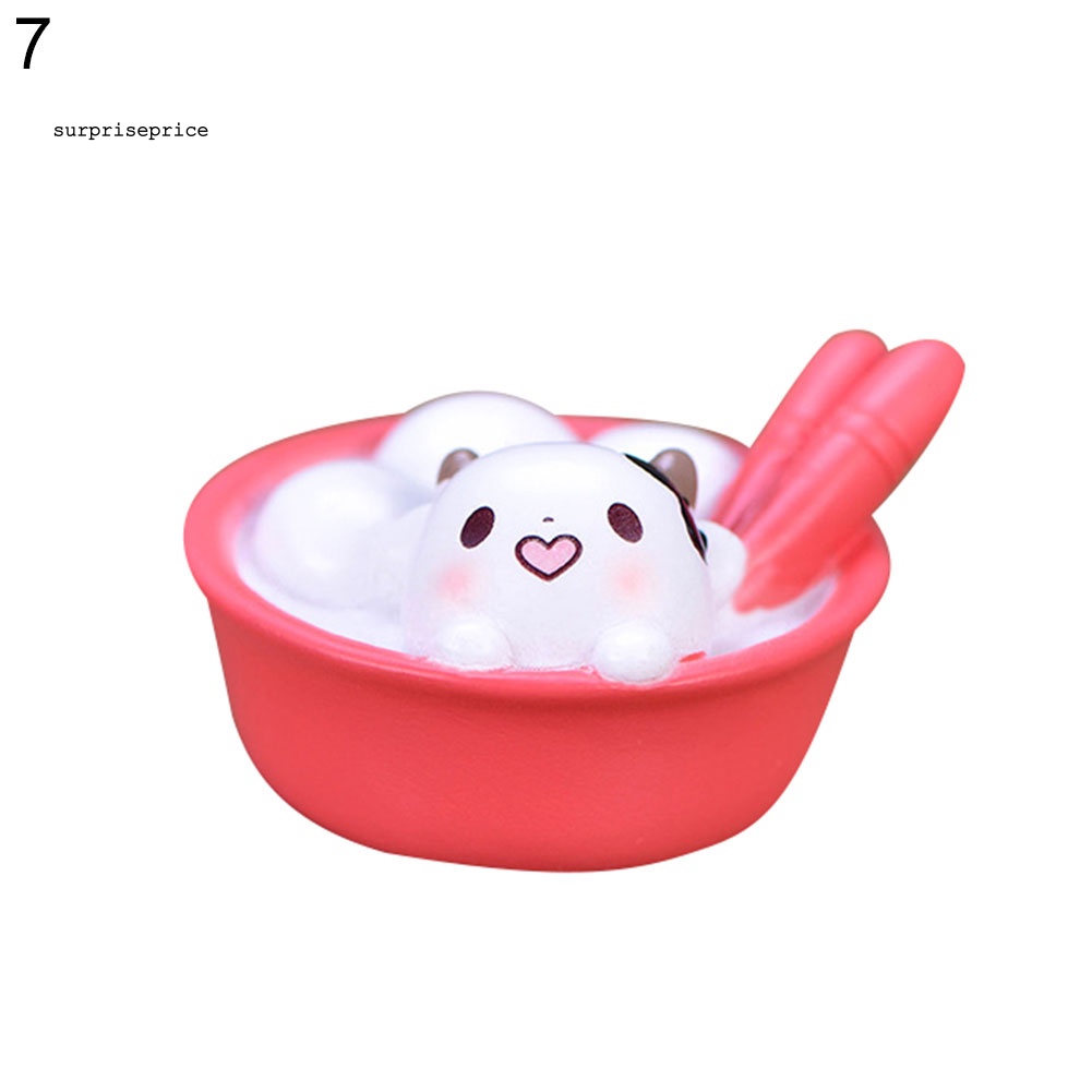 Phụ Kiện Trang Trí Vườn Hình Bò Sữa Hoạt Hình Bằng Nhựa Resin Dễ Thương DIY