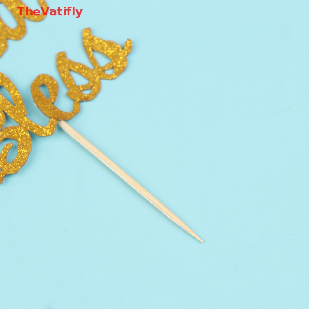 [Thevalifly] Set 10 Que Cắm Trang Trí Bánh Kem Hình Thiên Thần Thánh Giá Cho Tiệc Đầu Tiên