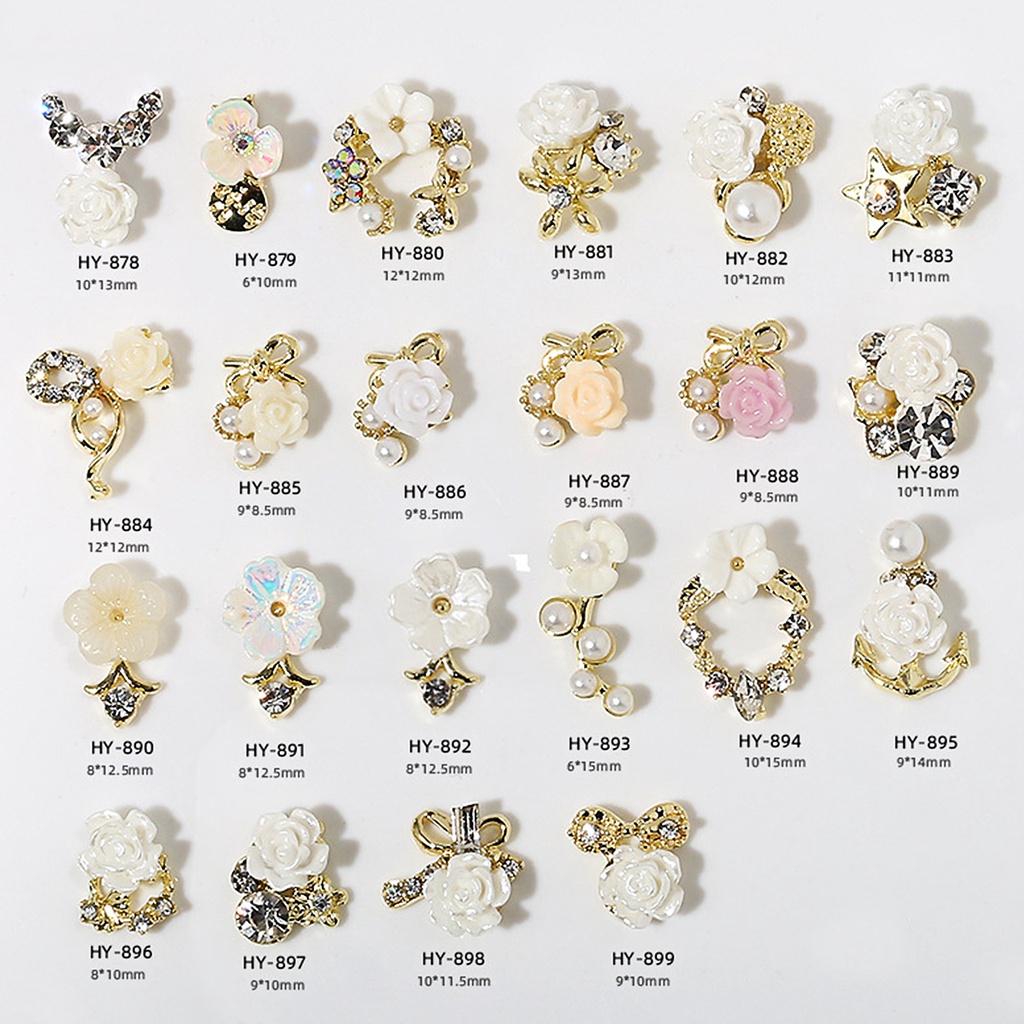 Bộ 10 Miếng Dán Móng Tay Lấp Lánh DIY