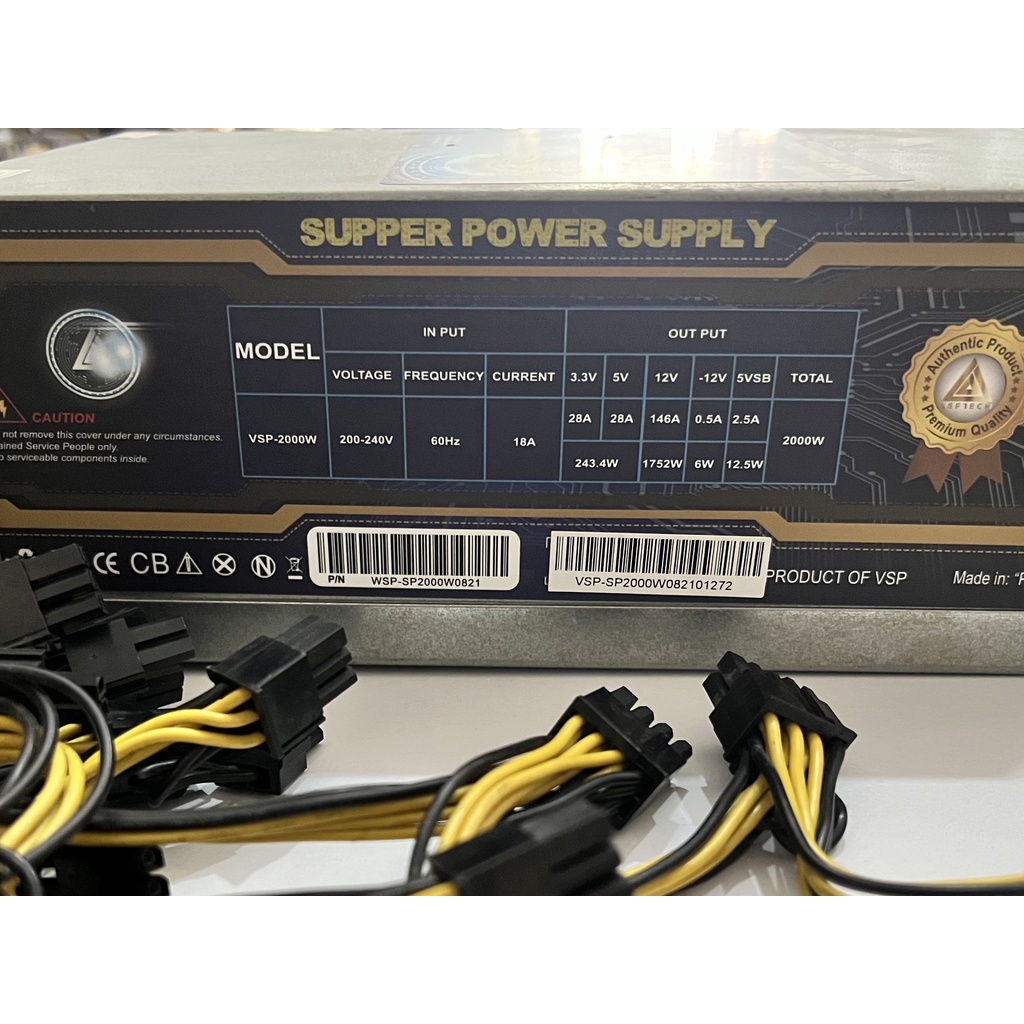 Nguồn BTC VSP 2000W  cũ