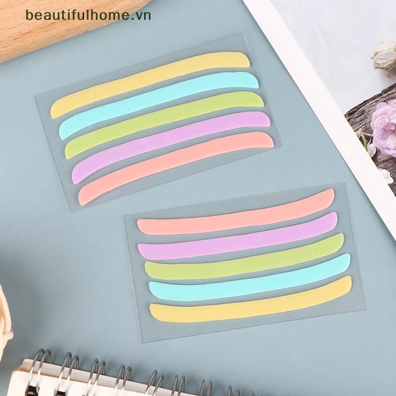 Bộ 5 Cặp Đệm Silicone Uốn Cong Lông Mi