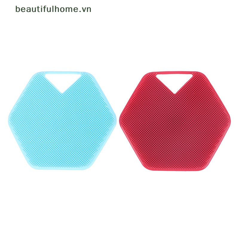 Bàn Chải Tắm Massage Tẩy Tế Bào Chết Bằng Silicone Bền Dễ Sử Dụng