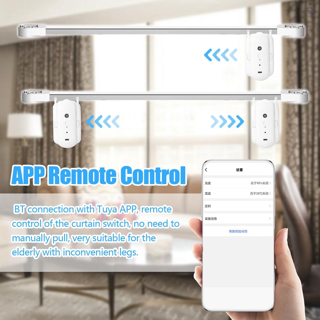1 Bộ Công Tắc Rèm Cửa Thông Minh Điều Khiển Bằng Giọng Nói Tương Thích Với Alexa Google Home