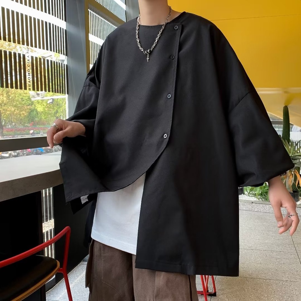 Áo Sơ Mi Ngắn Tay Thiết Kế Mới Cao Cấp Thời Trang Mùa Hè Dành Cho Nam