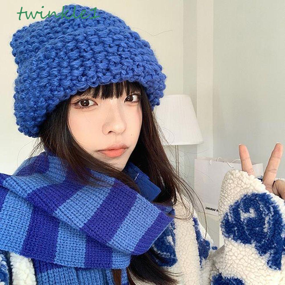 Mũ Len Lấp Lánh Thời Trang Đường Phố Mùa Thu Cho Nữ
