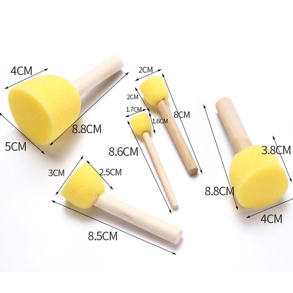 Set 29 Cọ Xốp Vẽ Tranh Giáo Dục Sớm Cho Bé