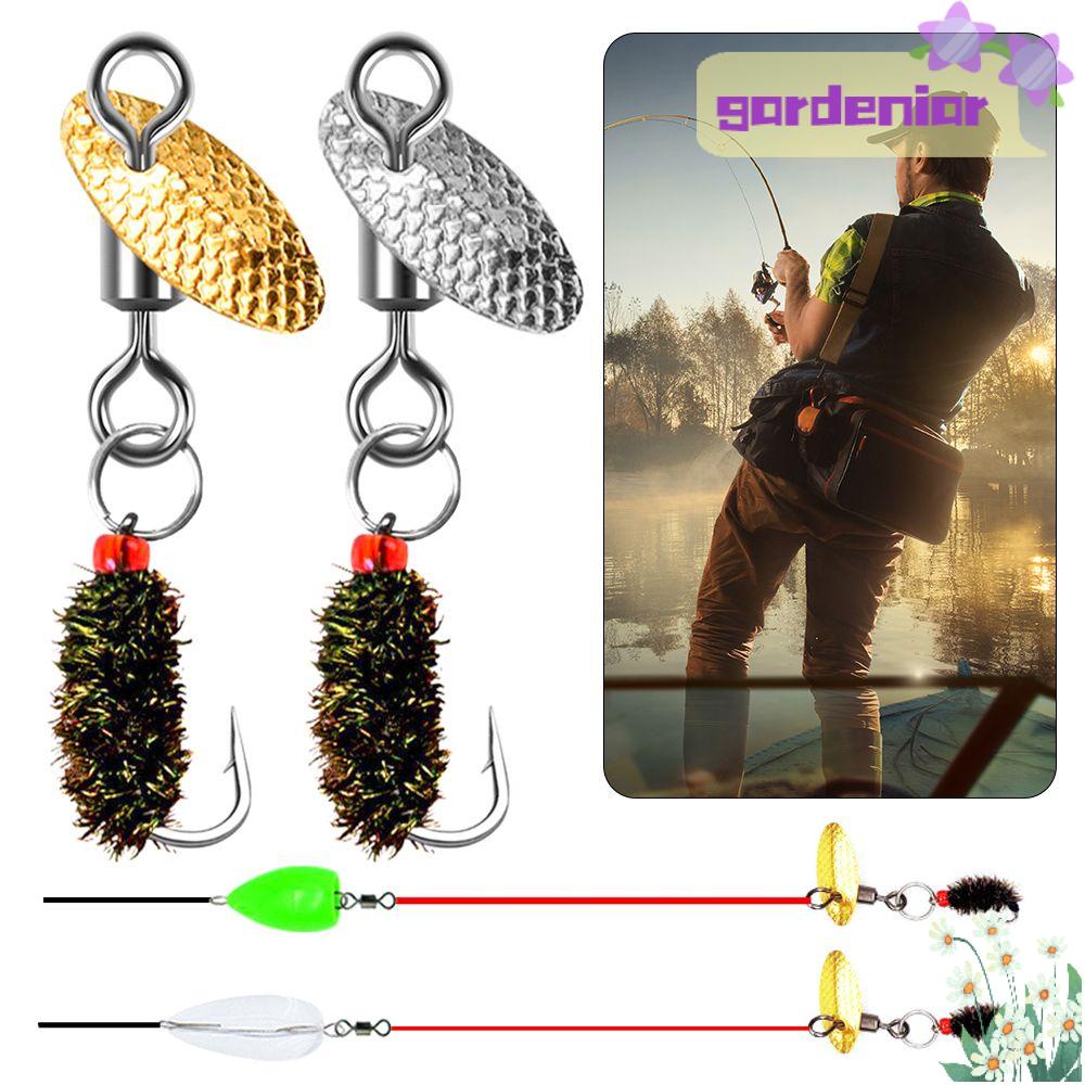 Set 8 Mồi Câu Cá Giả Hình Côn Trùng Thiết Kế Xoay Vòng Tiện Dụng