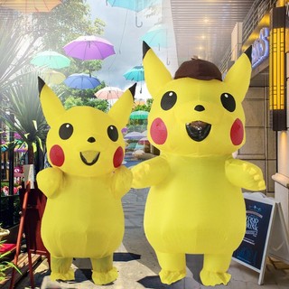  Bộ Đồ Bơm Hơi Hóa Trang Pikachu 150-180cm 