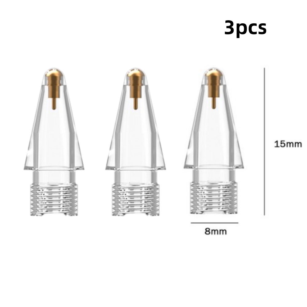 Đầu Bút Cảm Ứng Stylus Apple Pencil 1 / 2 Ipad 002 Bằng ABS Trong Suốt