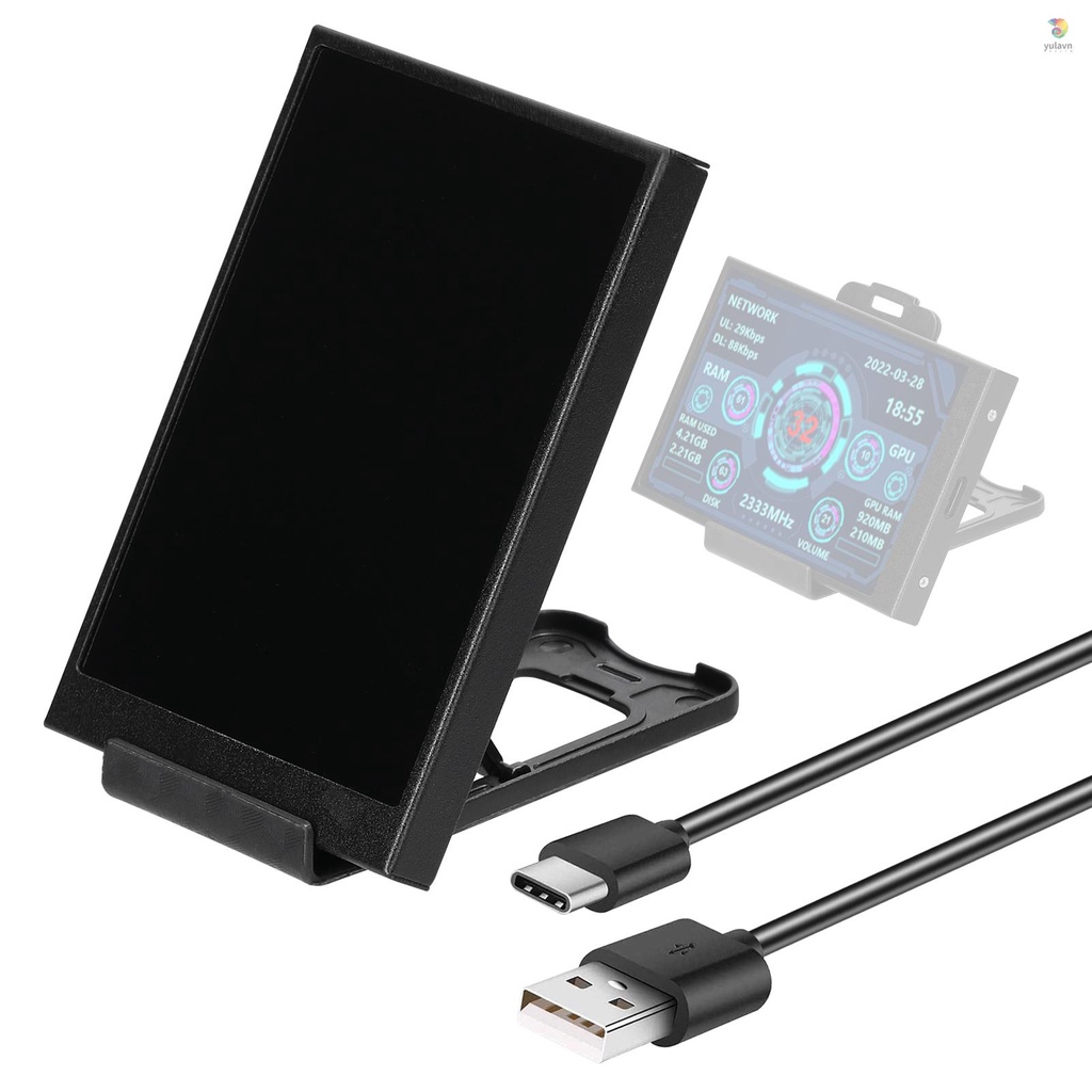 Màn Hình Hiển Thị 3.5 Inch IPS Cổng USB Cho CPU GPU RAM HDD