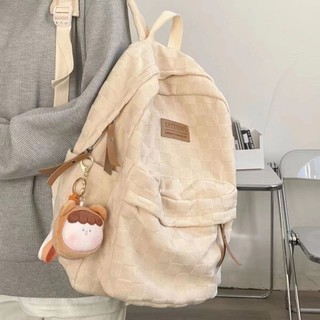 High-face value high school student junior high school student large capacity versatile simple middle school student backpack schoolbag female wide shoulder strap