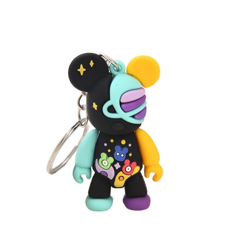 Móc Khóa Hình Gấu Hoạt Hình Nhiều Màu Dễ Thương