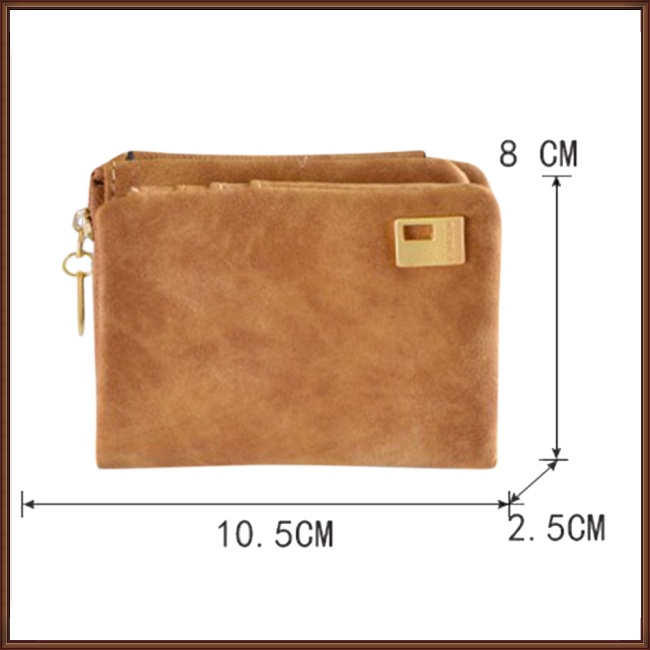 Ví Da Cầm Tay Mini Có Nút Gài Thời Trang Cho Nữ