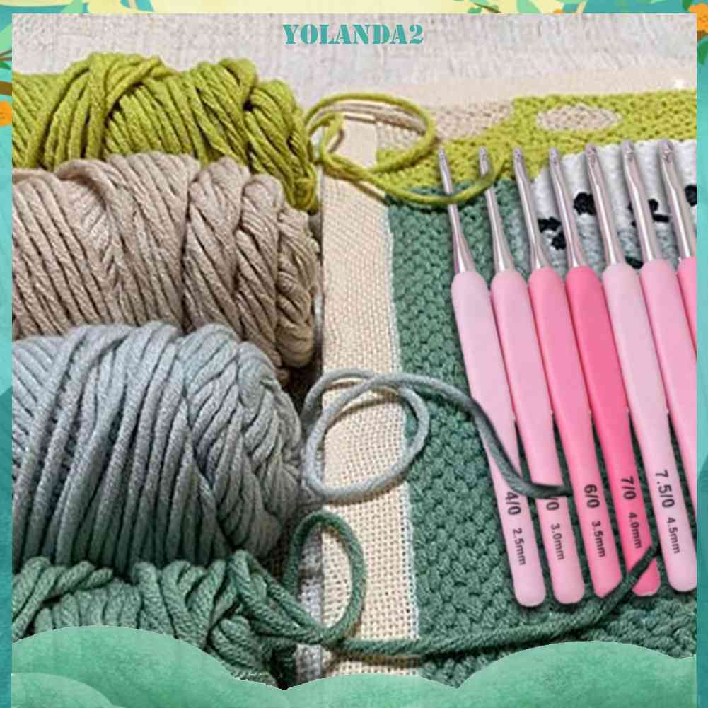 Set 8 Kim Móc Len Bằng Nhôm Màu Hồng