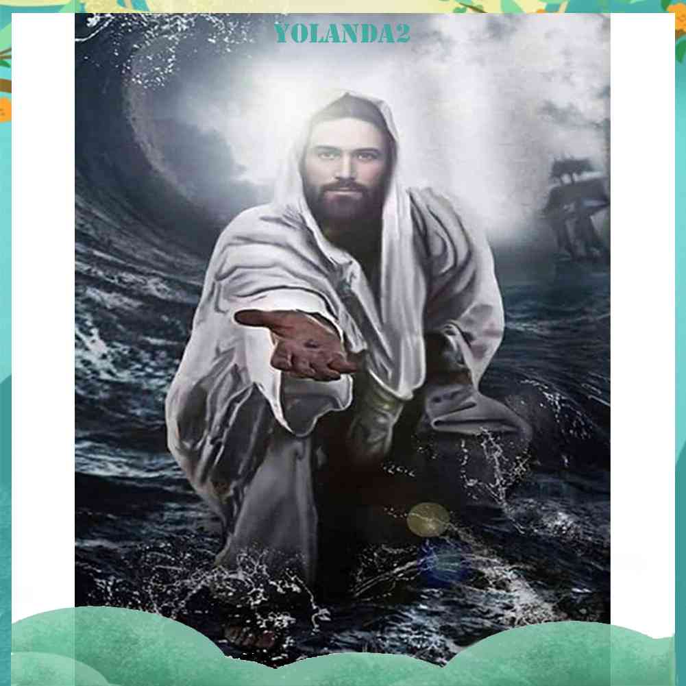 Tranh Đính Đá Kim Cương Toàn Bộ 5D DIY Hình Vẽ Người Đàn Ông Trang Trí Nhà Cửa