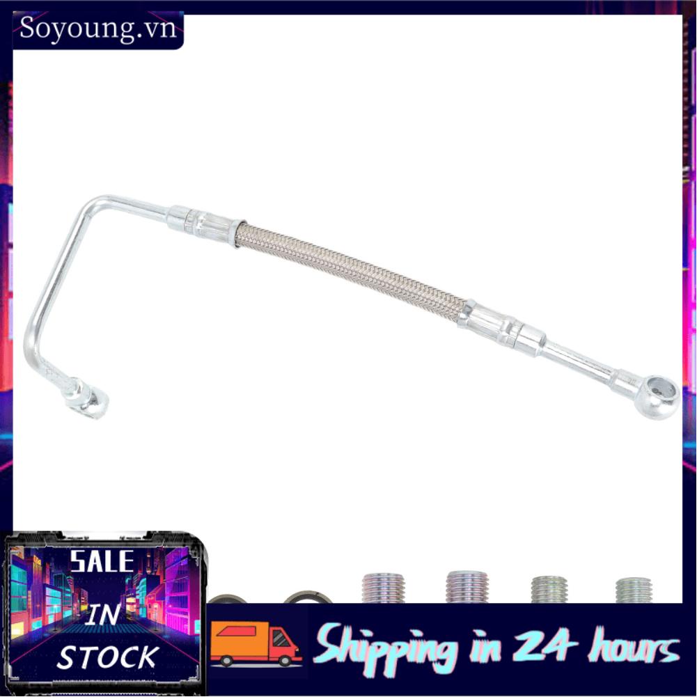 Soyoung Fuel Supply Tube with  Bolts Line Metal Alloy for Cummins 6B 5.9L