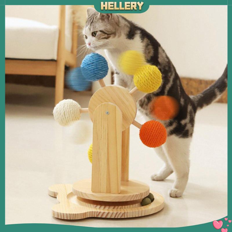 Đồ Chơi Tương Tác Với Mèo Hình Bánh Xe Độc Đáo