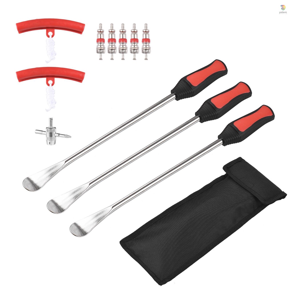 Bộ Dụng Cụ Tháo Lốp Xe Đạp / Xe Máy Có Vành Bảo Vệ