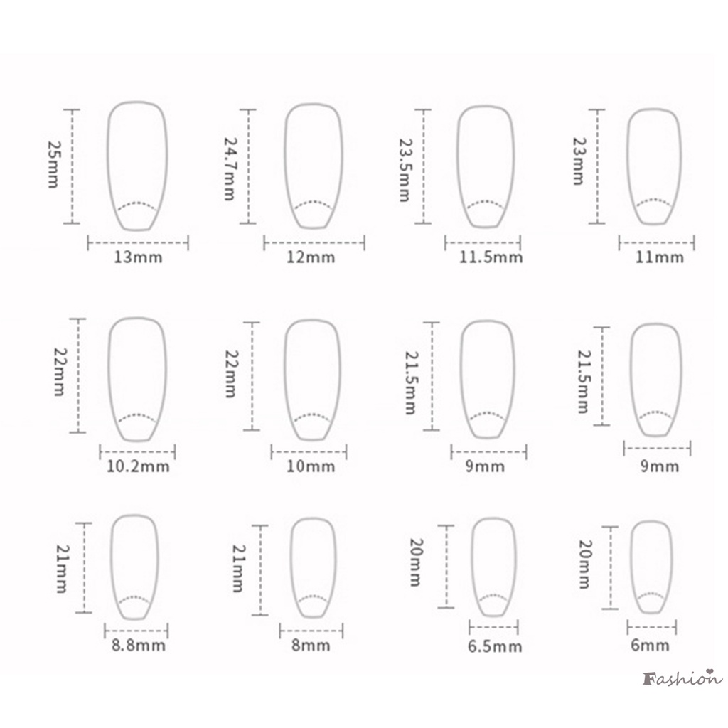 Toàn Bộ Bộ Móng Tay Giả Màu Hồng Gradient Dùng Để Múa Ba Lê