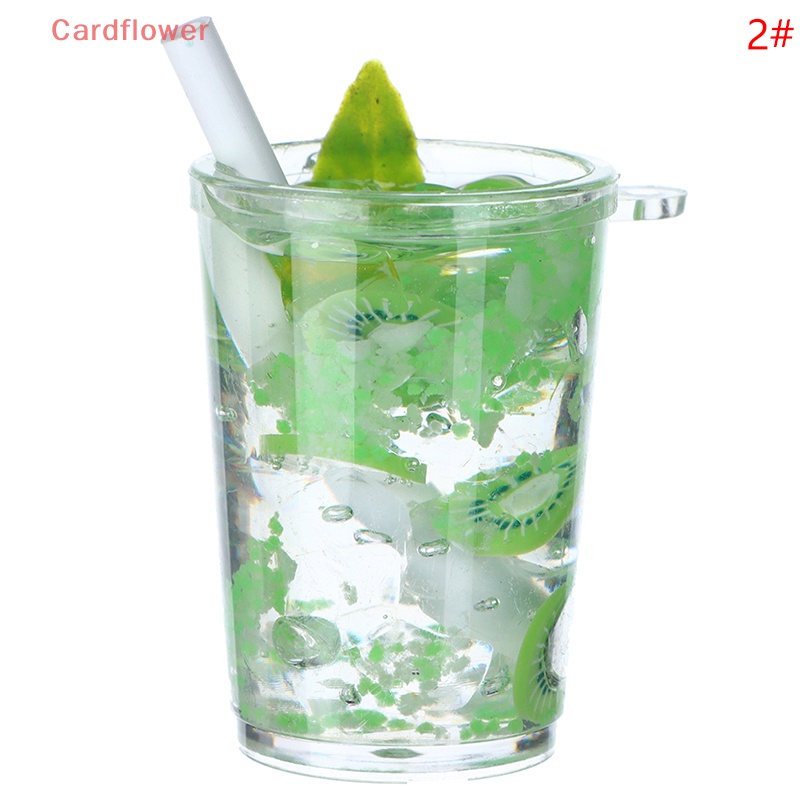 1 Đồ trang trí Ly Nước Đá Mini Màu Dạ Quang Trang Trí Nhà Búp Bê Mới