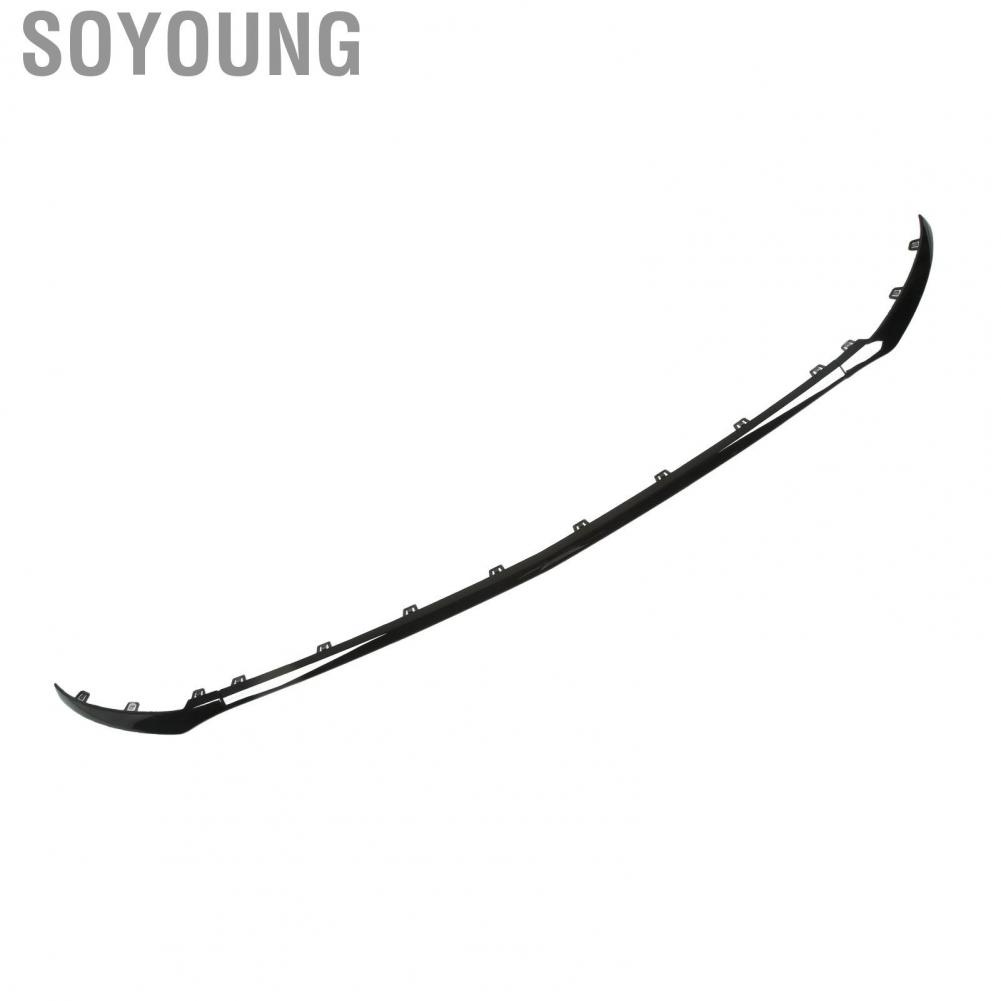Soyoung Front Bumper Lower Trim  Impact Resistance UV Protection Lip Spoiler Chin 3pcs for Car