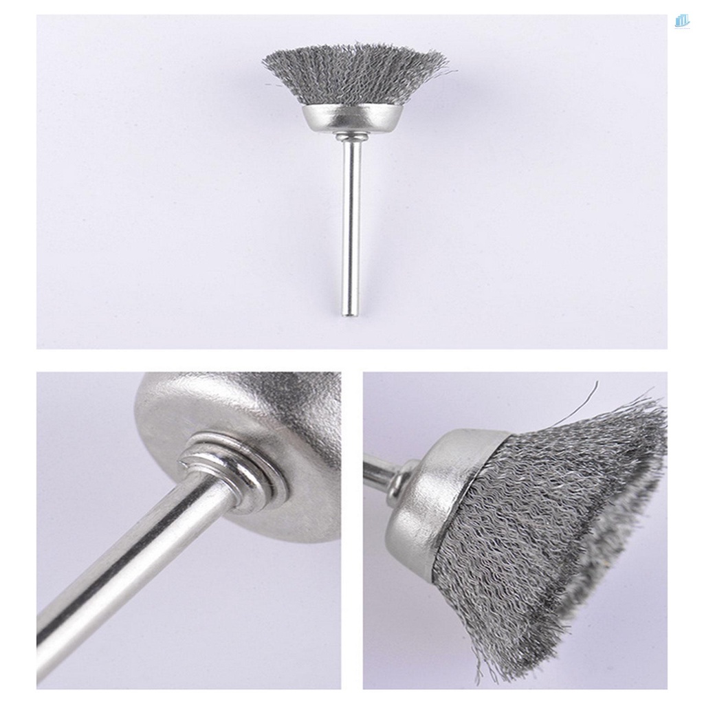 Bộ 30 Bàn Chải Dây 3mm Loại Bỏ Gỉ Sét Đánh Bóng Bề Mặt Thông Minhwatchinone