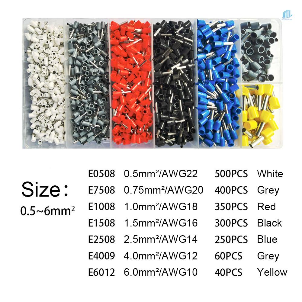 Set 1900 Đầu Nối Dây 0.5~6Mm2 / AWG22~10 Chuyên Dụng