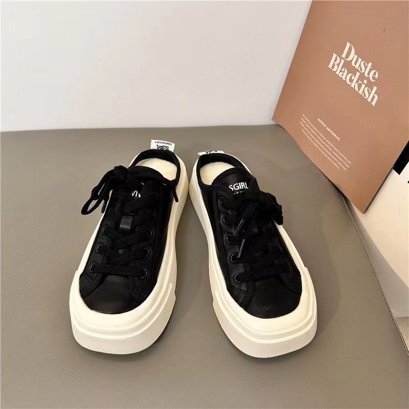 Dép Bít Mũi Vuông Thời Trang Đơn Giản Cho Nữ