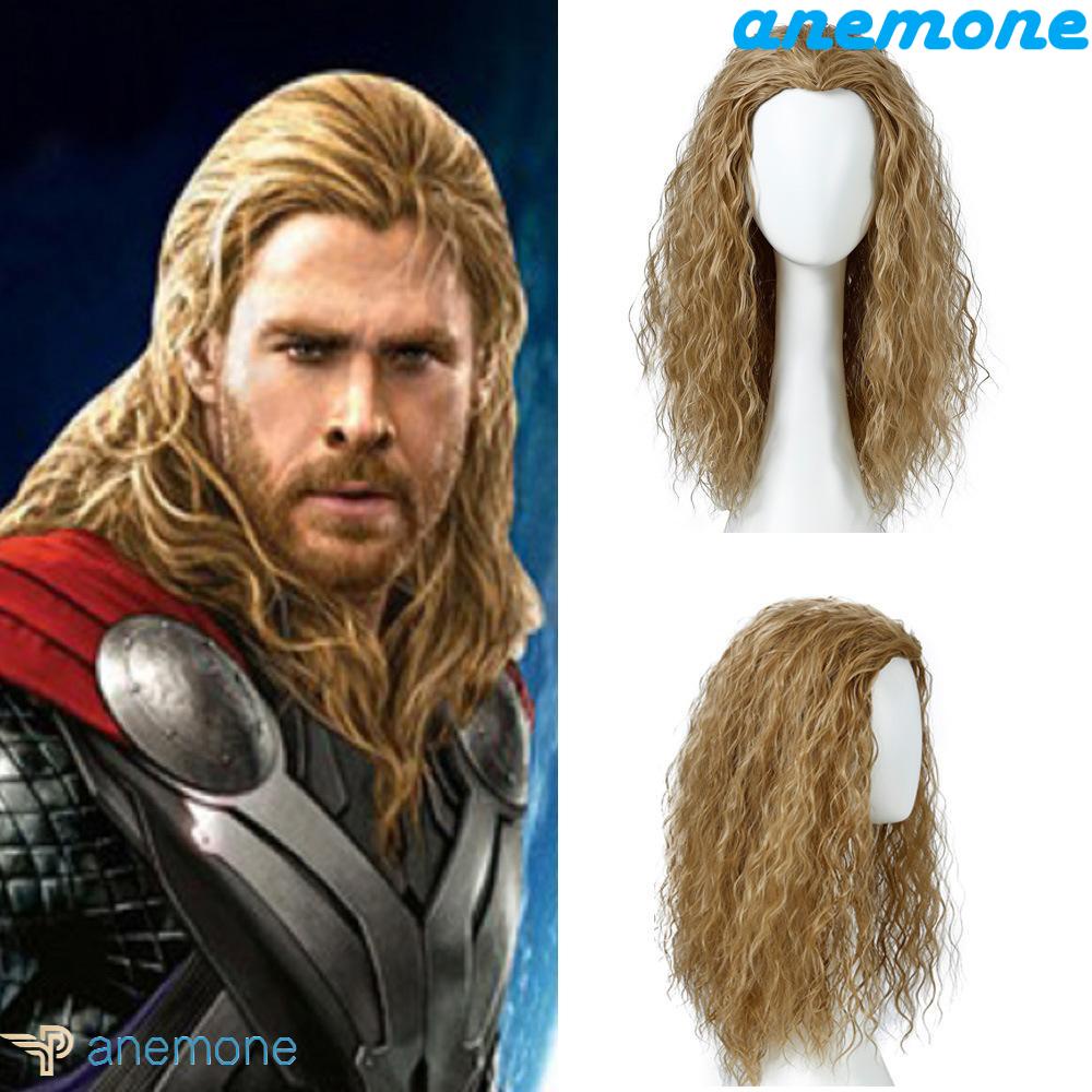 Bộ Tóc Giả Mềm Mại Hóa Trang Nhân Vật Thor Tự Nhiên Chịu Nhiệt Cho Nam